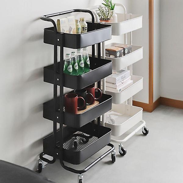  트롤리 인테리어 4단 이동식 집꾸미기 2color 포인트