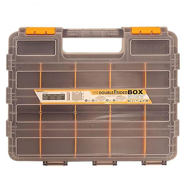  양면 칸칸 수납박스 핸들형 293x342x85mm