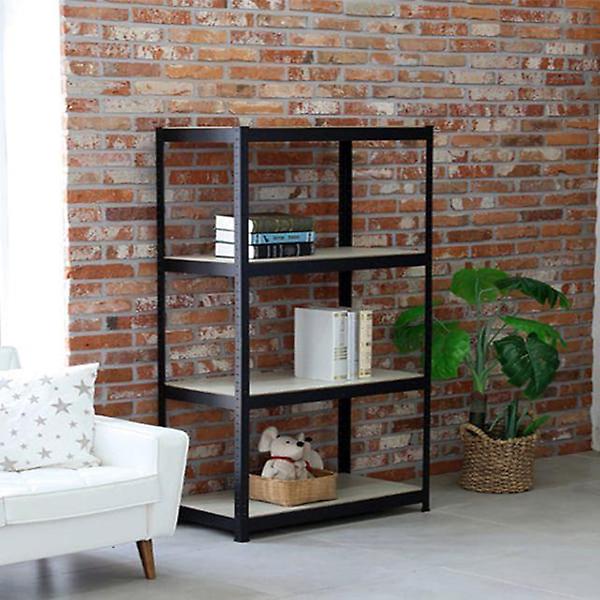  철제선반 수납 앵글선반 조립식 랙 선반 4단 100x1540