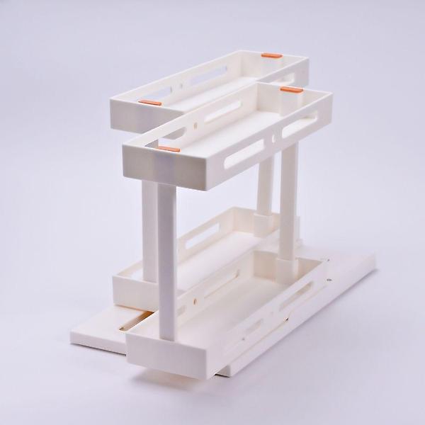  슬라이딩 싱크대 양념통 수납 선반 2단