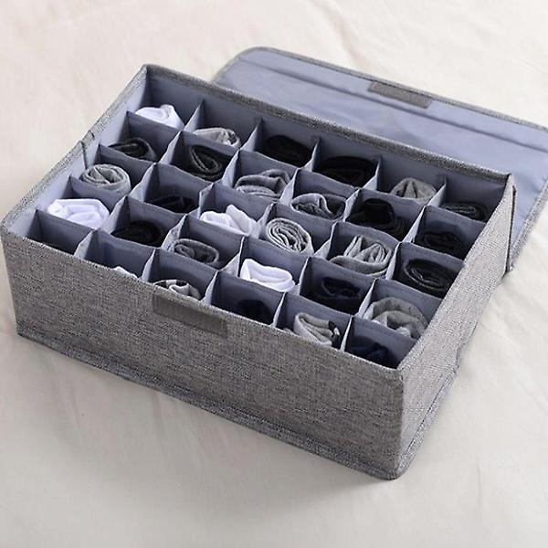  고급 패브릭수납함 리빙박스 07.칸칸이 패브릭 정리함