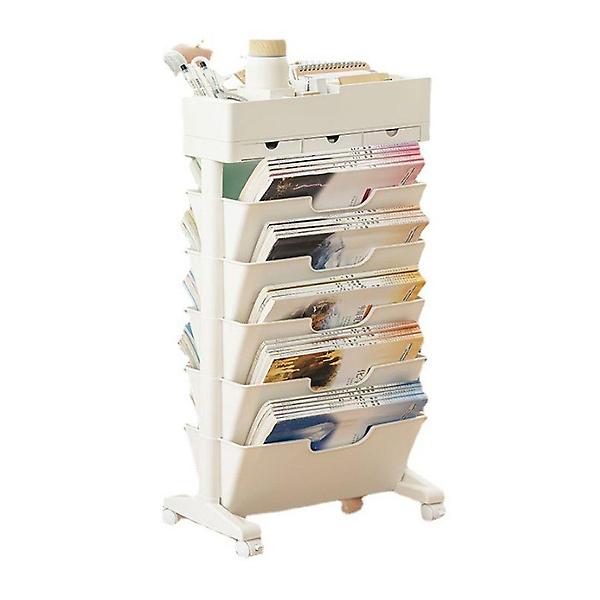  북트롤리 북카트 이동식 5단 책꽂이