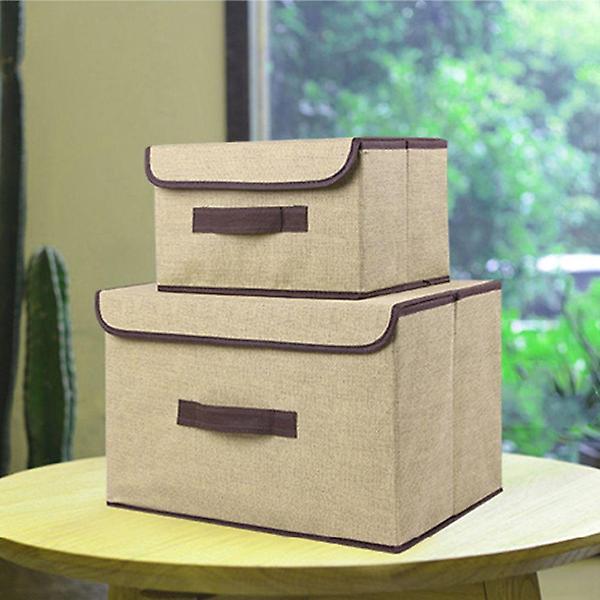  부직포 수납함 2종세트 계절옷정리 침대밑 공간박스