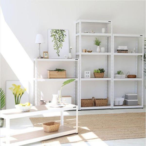  무볼트 조립 선반 슈렉 900 300 600 2단 앵글 블랙