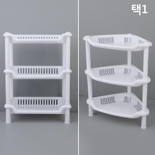  욕실 베란다 주방 조립식 삼각 사각 코너 3단 선반