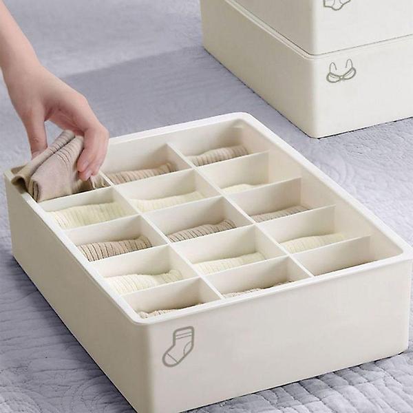  양말 속옷정리 수납함 3개 정리박스 라운드 논슬립