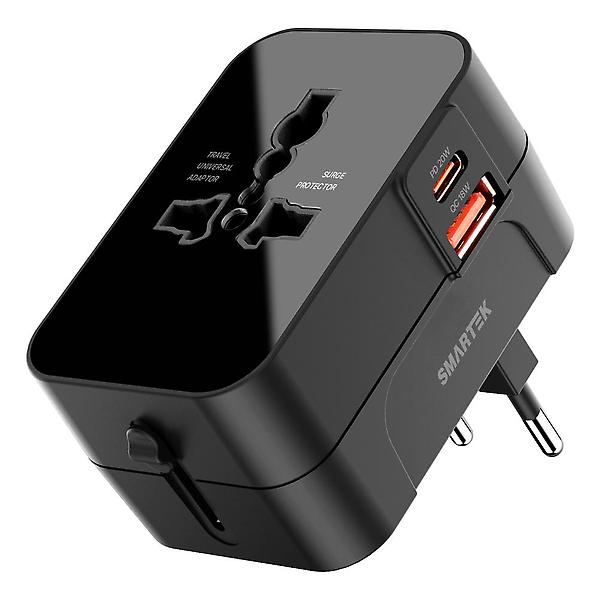  스마텍 PD20W 고속충전 여행용 멀티어댑터 충전기 ST-TC100