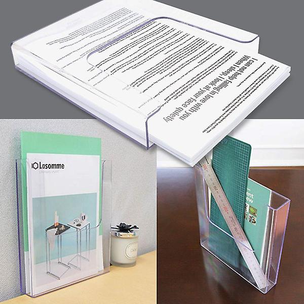  A4 부착식 투명케이스 서류/카다로그/전단지 꽂이