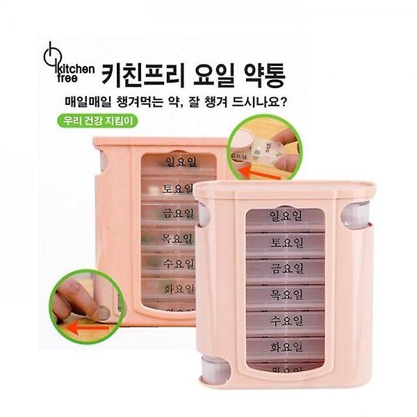  요일 휴대용약통 키친프리 831525 요일약통 약통