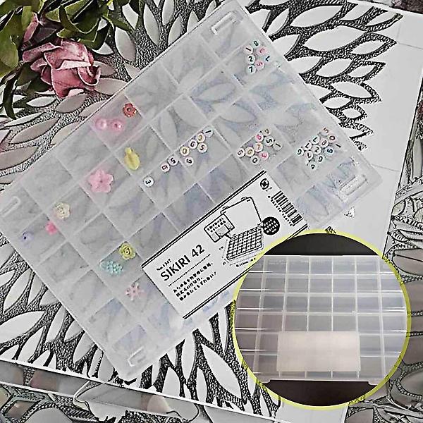  플라스틱 보관함 칸막이 42구 소품 악세사리