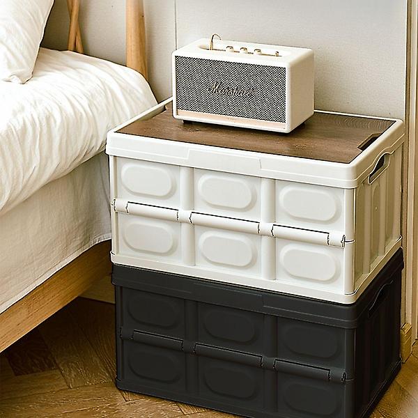  리빙박스 정리함 수납 폴딩박스 30L (LUAZ-030)블랙