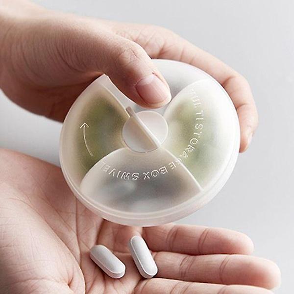  보관 영양제 4칸 여행휴대용 상비약 도넛 알약보관함