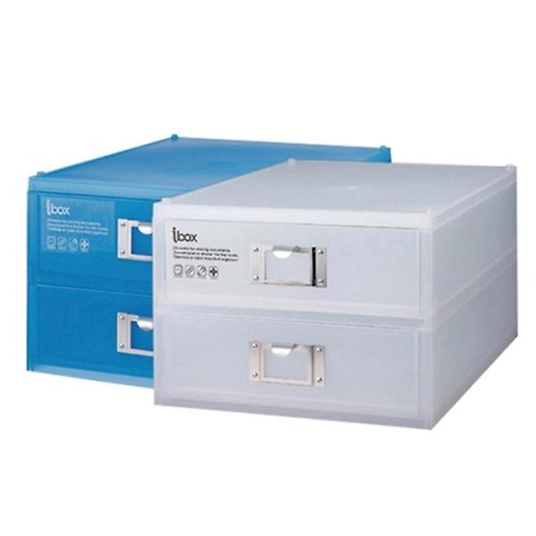  2단 수납 리빙박스 스모그 정리함 수납함 정리 보관함