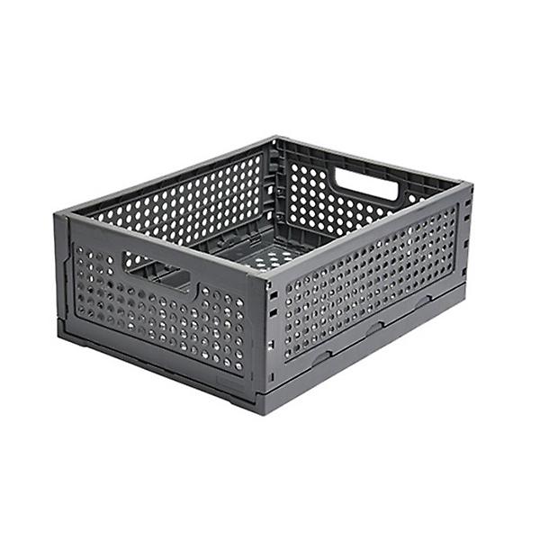  그레이 폴딩박스 대 수납 옷 정리 장난감 악세사리