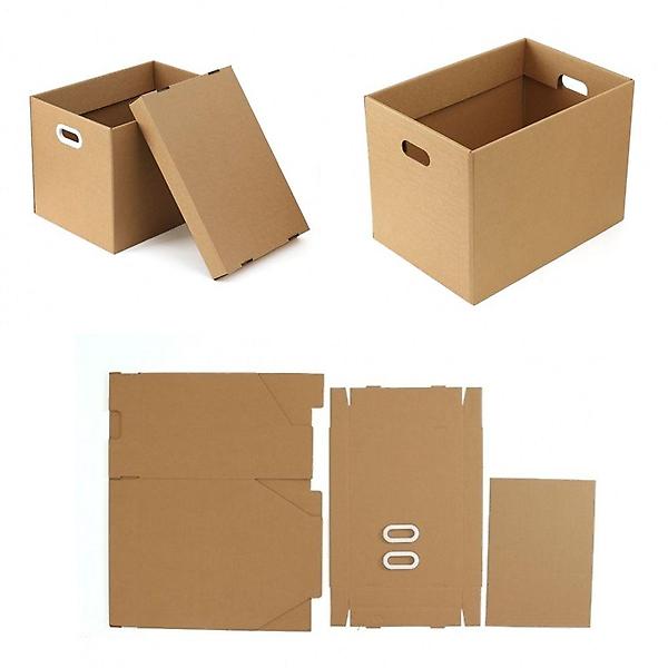  종이상자 손잡이 크라프트 종이박스 48.5x34cm