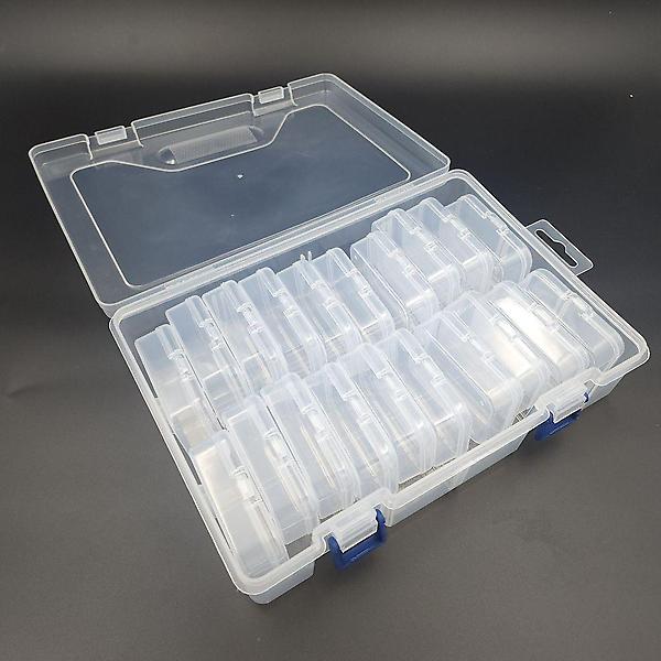  20개 개별플라스틱 투명 소품케이스 비즈보관함