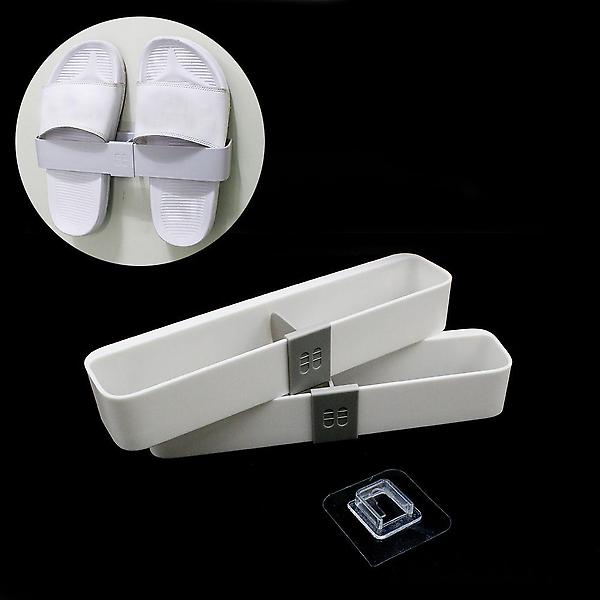  문 부착형 슬리퍼 거치대 홀더 슈케이스 정리