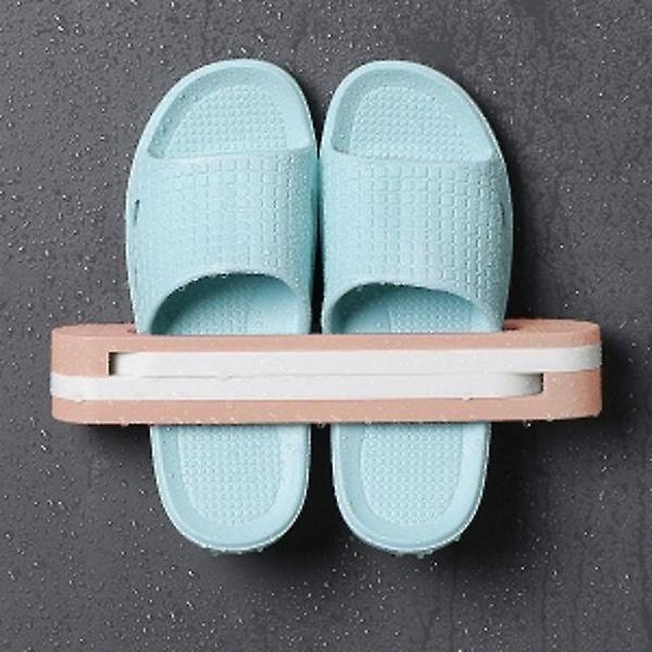  플랜홈 폴딩 실내화 거치대 5p세트(핑크) 슬리퍼걸이