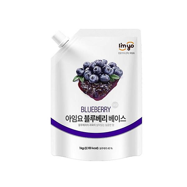  아임요 블루베리 베이스 잼류 1kg 과일 요거트 스무디