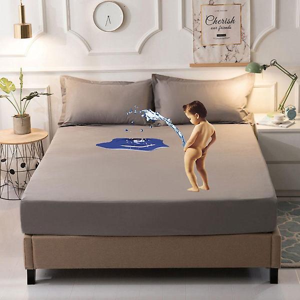  침대 매트리스 방수 커버 매트 패드 베게 베개_회색
