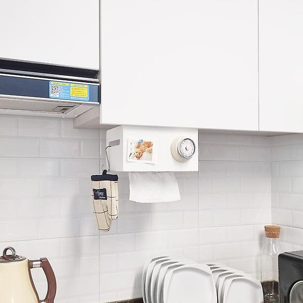  주방선반 키친타올홀더 비닐봉투정리함 주방정리대