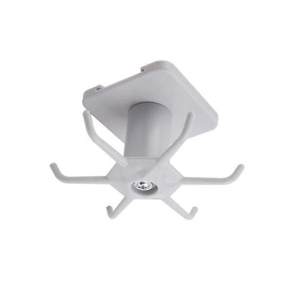  천정고리 회전형(6구) 연그레이 욕실 주방 소품걸이