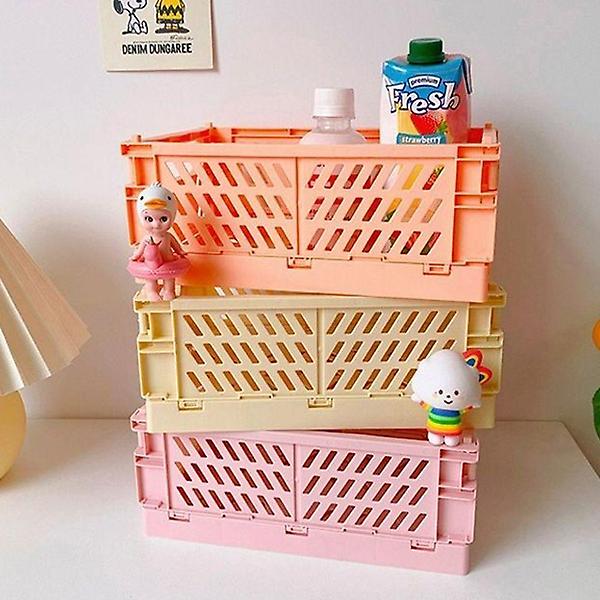  접이식 다용도 바스켓 중형 3P 폴딩 소품 정리 바구니