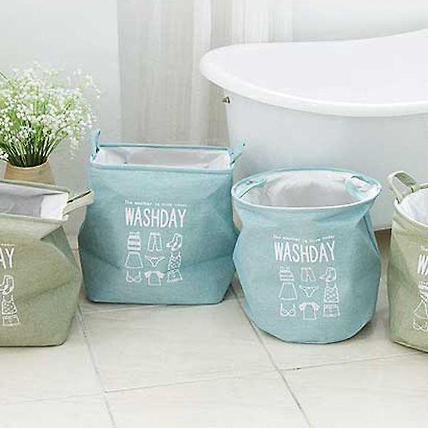 빨래를 정리하기 좋은 파스텔 클린 빨래바구니 2style