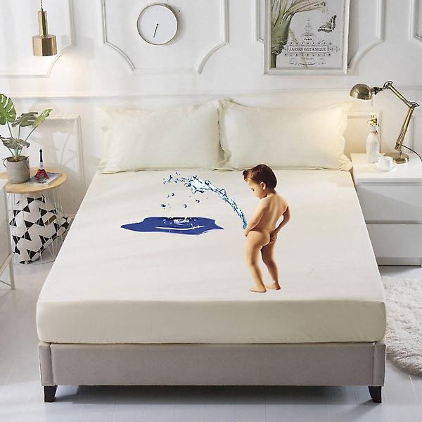  침대 매트리스 방수 커버 매트 패드 베게 아이보리