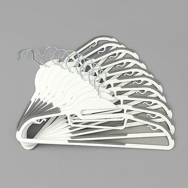  이시아르 논슬립 바지걸이 겸 옷걸이 그레이 10P세트