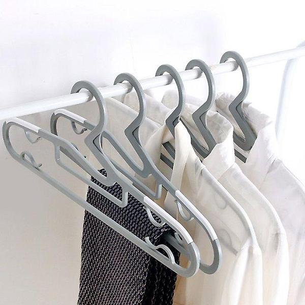  슬림 논슬립 옷걸이 - 그레이화이트 100P 의류수납