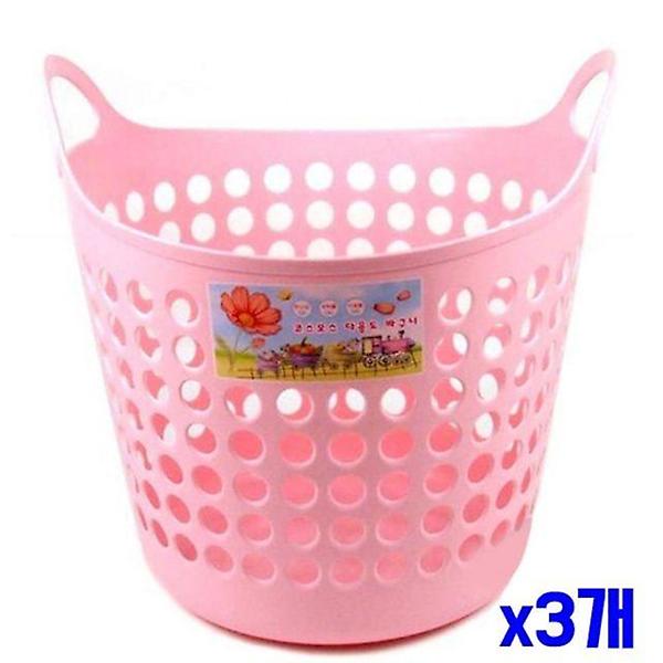  도톰쫀득 다용도 바구니 중-색상랜덤 x3개
