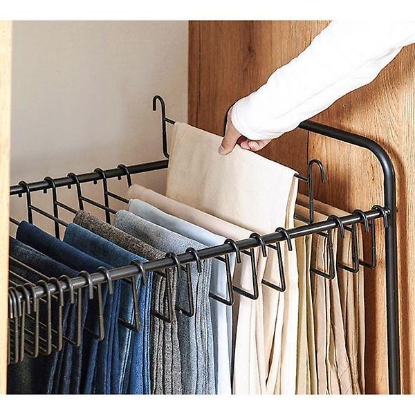  바퀴 이동 고정가능 쉬운조립 바지걸이 행거 풀세트