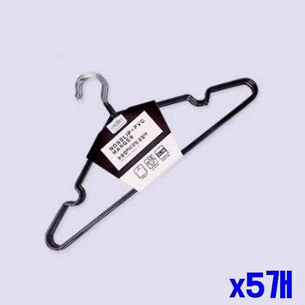  고급 스틸 PVC 코팅 옷걸이 10p x5개 상의옷걸이