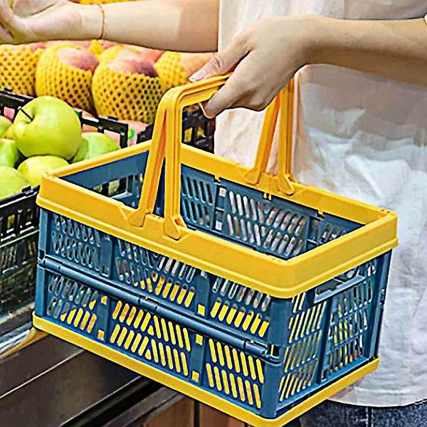  폴딩 다용도 그린 폴딩바구니 옐로우 바구니