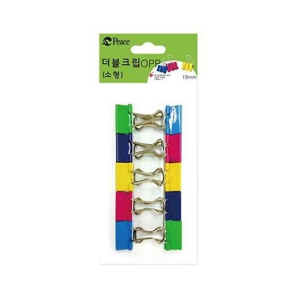  평화 더블크립 OPP 사무용 집게 클립 소 (100개입)