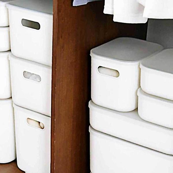  소형 지 화이트 스 소품정리함 포함 뚜껑 바구니