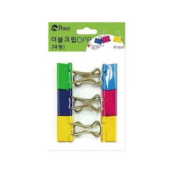  평화 더블크립 OPP 사무용 집게 클립 대 (60개입)
