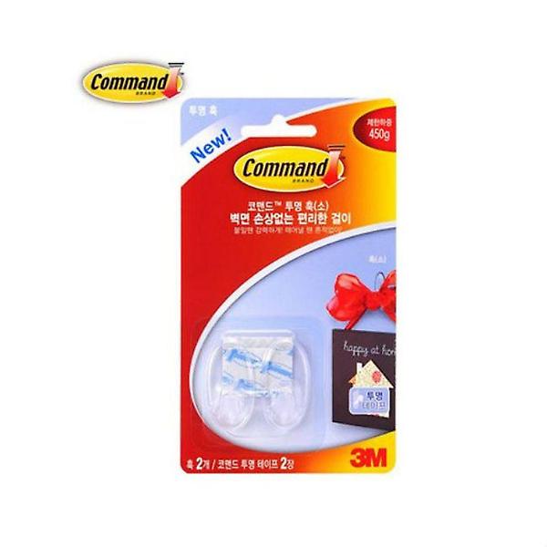  3M 코맨드 투명 훅 17092 (소형)