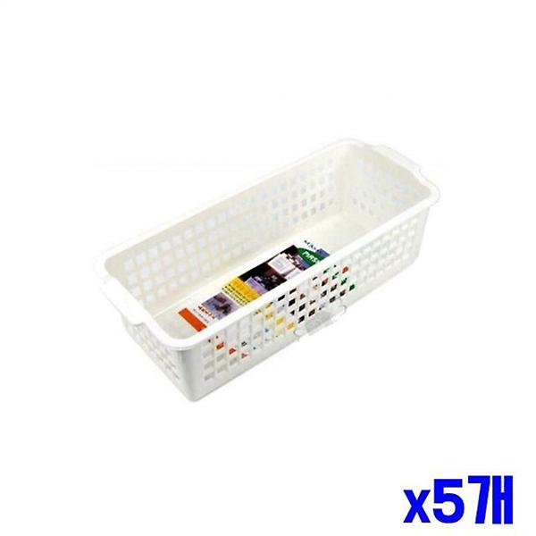  가벼운 메쉬 수납 바구니 31.5x13.3x9cm x5개
