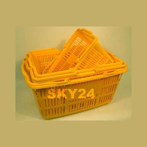 손잡이 사각 마트 바구니 대 쇼핑바구니 편의점바구니