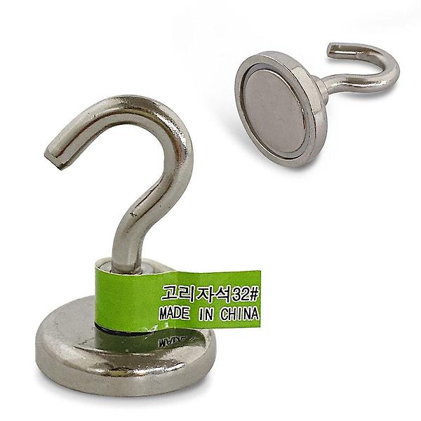  네오디움 고리자석(벌크 32) 원형고리 후크자석 걸이