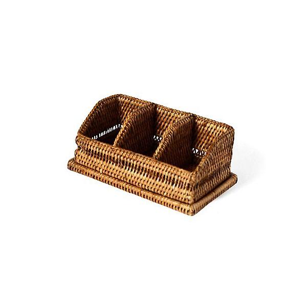  인테리어 수납 라탄 티 홀더