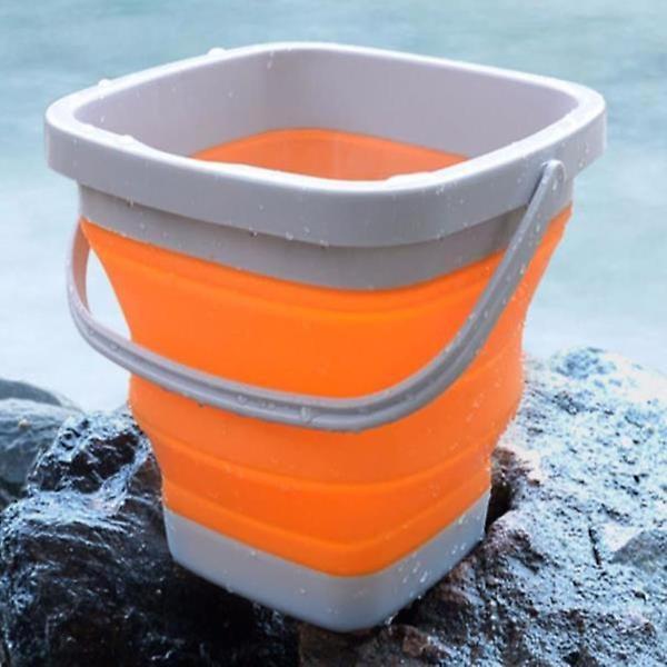  접이식 휴대용 낚시 바스켓 양동이 캠핑
