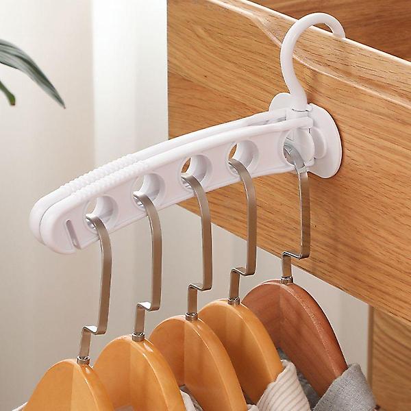  접이식 접는 옷걸이 정리 공간 절약 행거 화이트