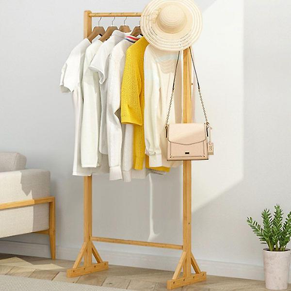  일자 소형 행거 미니 폭좁은 옷걸이 우드 간이 조립