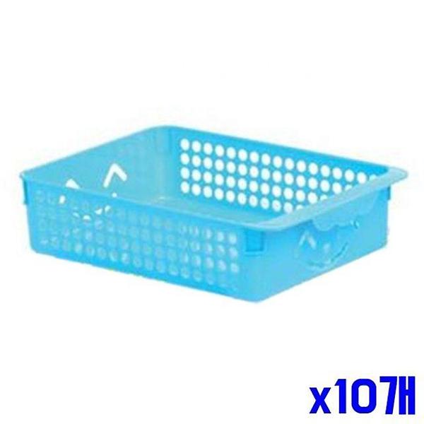  인테리어 스마일 키즈바스켓 4호-색상랜덤 x10개
