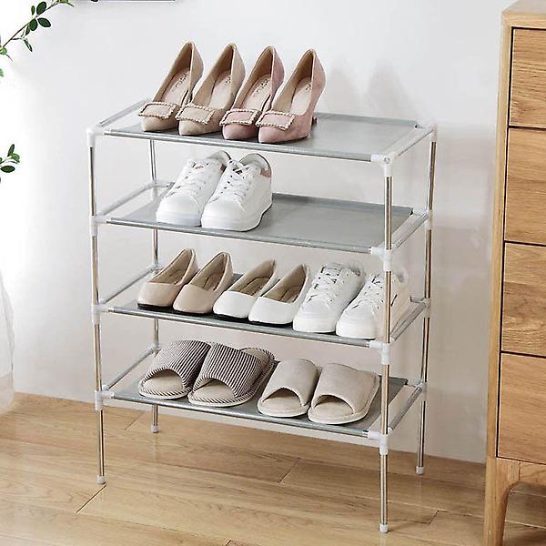  원룸 자취 현관정리 신발 정리대 슈즈랙 4단 조립식