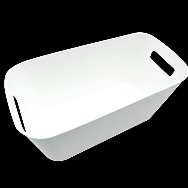  심플 손잡이 수납바구니 대형 사각 정리함 트레이