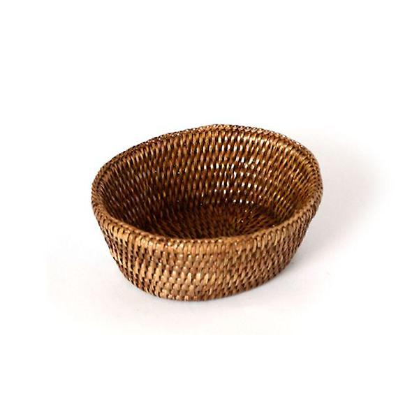  미얀마 천연 라탄 오발플레이트 스몰 S NO.BK013